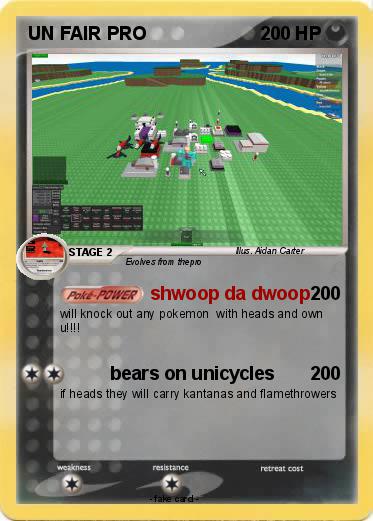 Pokemon UN FAIR PRO