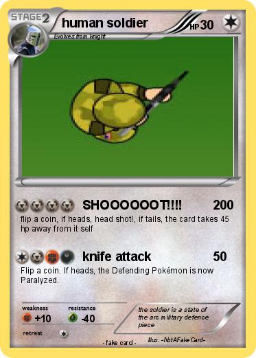 Pokemon human soldier