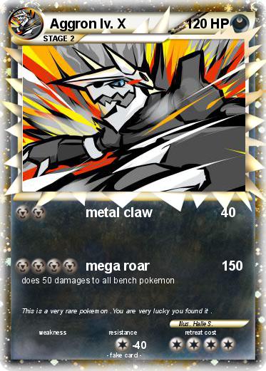 Pokemon Aggron lv. X