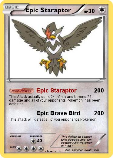 Pokemon Epic Staraptor