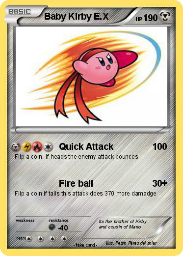 Pokemon Baby Kirby E.X