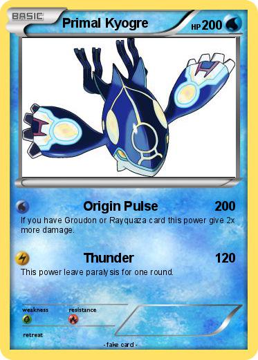 Pokemon Primal Kyogre
