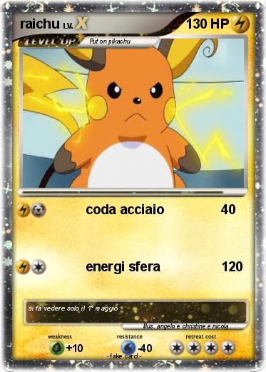 Pokemon raichu