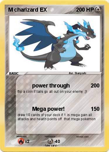 Pokemon M charizard EX