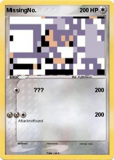 Pokemon MissingNo.