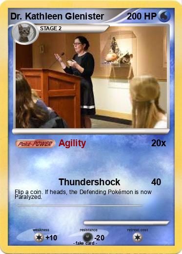 Pokemon Dr. Kathleen Glenister