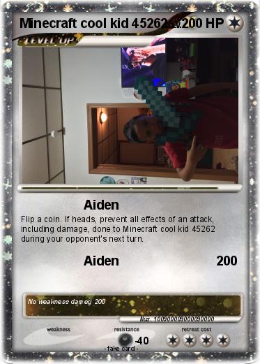 Pokemon Minecraft cool kid 45262