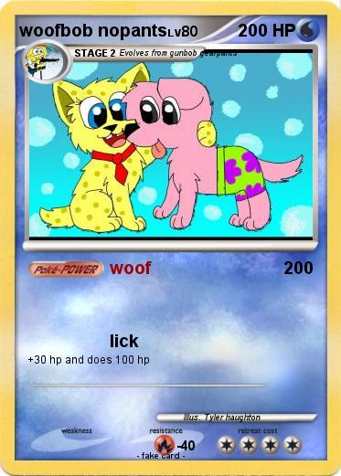 Pokemon woofbob nopants