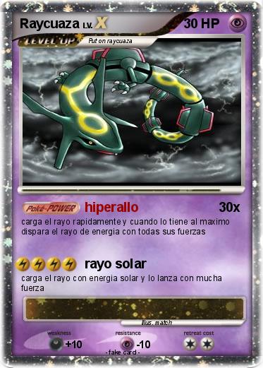Pokemon Raycuaza