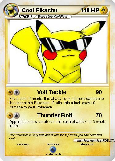 Pokemon Cool Pikachu