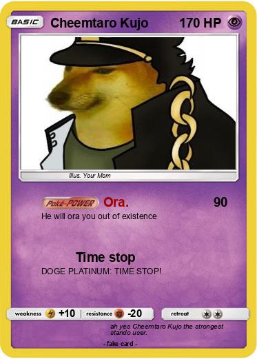 Pokemon Cheemtaro Kujo