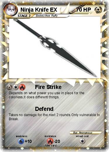 Pokemon Ninja Knife EX