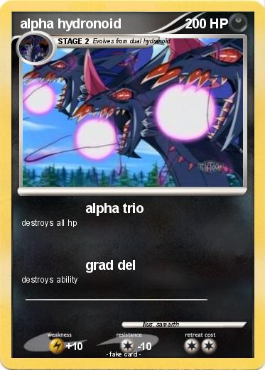 Pokemon alpha hydronoid