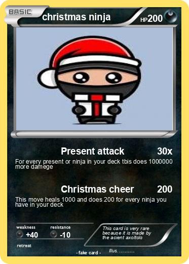 Pokemon christmas ninja