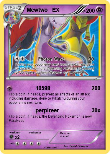 Pokemon Mewtwo   EX