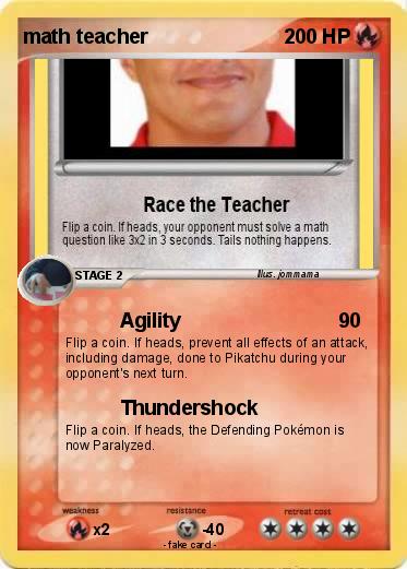 Pokemon math teacher