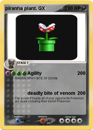 Pokemon piranha plant. GX