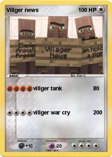 Pokemon Villger news