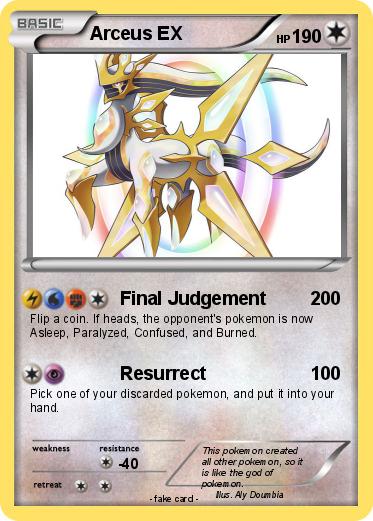 Pokemon Arceus EX