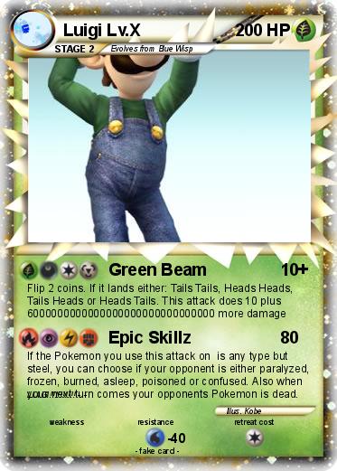 Pokemon Luigi Lv.X