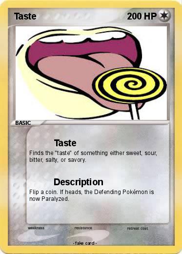Pokemon Taste