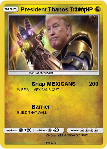 Pokemon President Thanos Trump