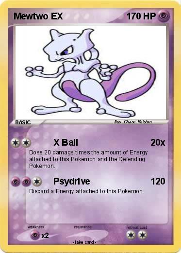 Pokemon Mewtwo EX