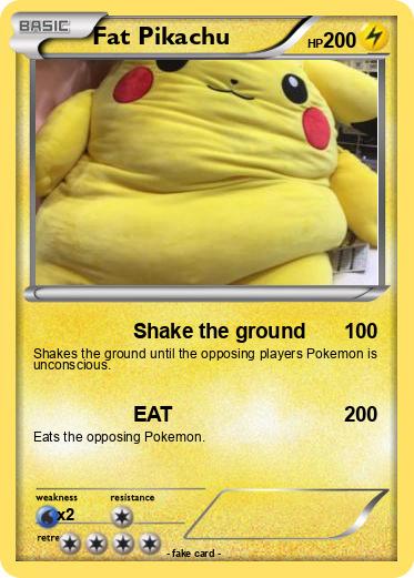 Pokemon Fat Pikachu