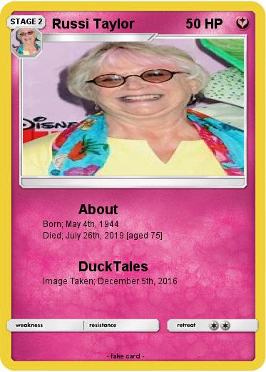 Pokemon Russi Taylor