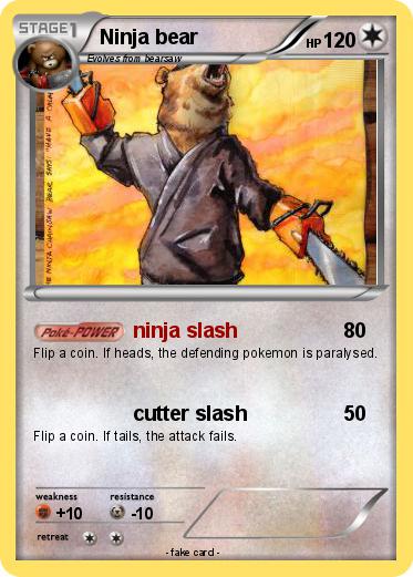 Pokemon Ninja bear