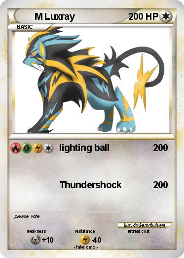 Pokemon M Luxray