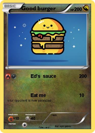 Pokemon Good burger