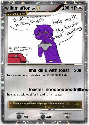 Pokemon willam afton