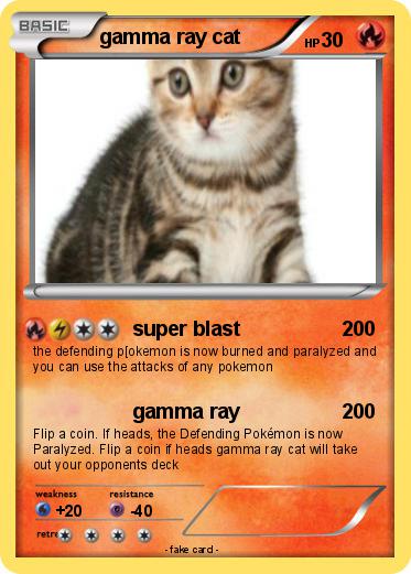 Pokemon gamma ray cat