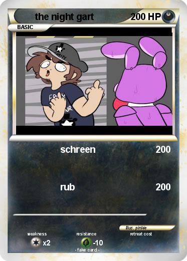 Pokemon the night gart