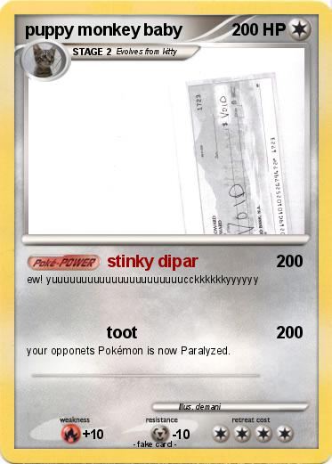 Pokemon puppy monkey baby