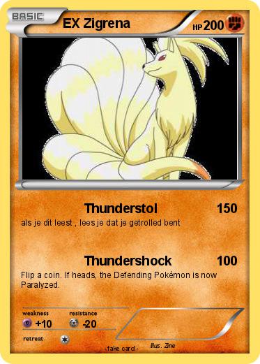 Pokemon EX Zigrena