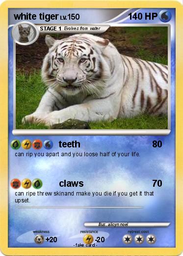 Pokemon white tiger