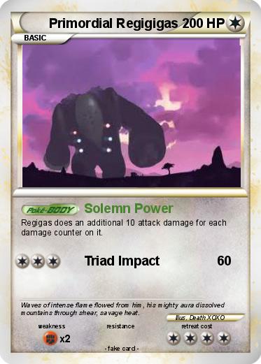 Pokemon Primordial Regigigas