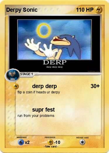 Pokemon Derpy Sonic