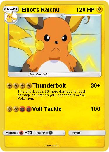 Pokemon Elliot's Raichu