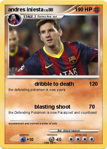 Pokemon andres iniesta