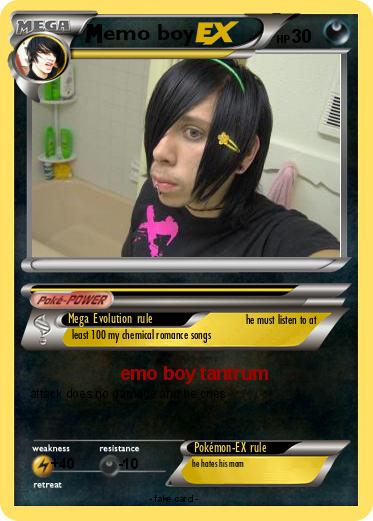 Pokemon emo boy