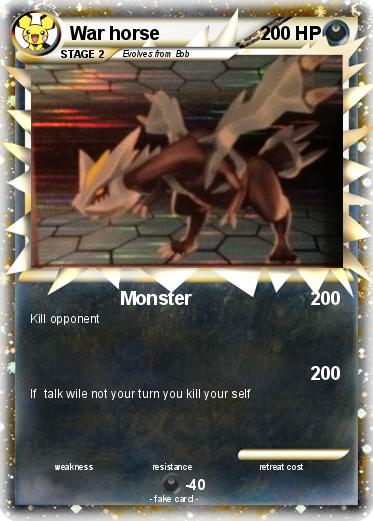 Pokemon War horse
