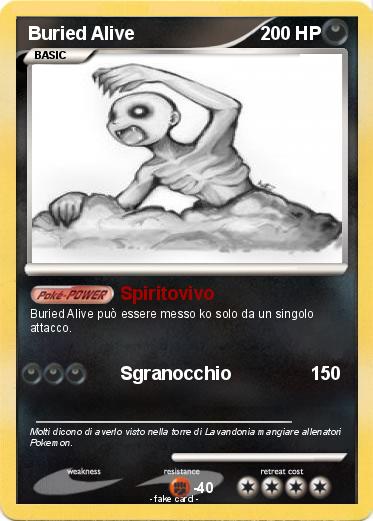 Pokemon Buried Alive