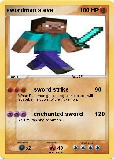 Pokemon swordman steve