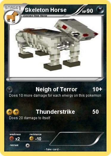 Pokemon Skeleton Horse