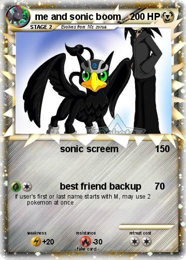 Pokemon me and sonic boom