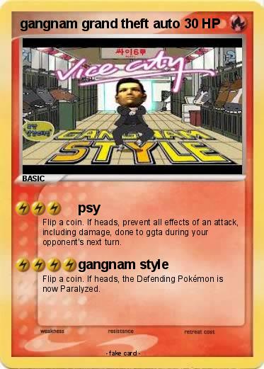 Pokemon gangnam grand theft auto