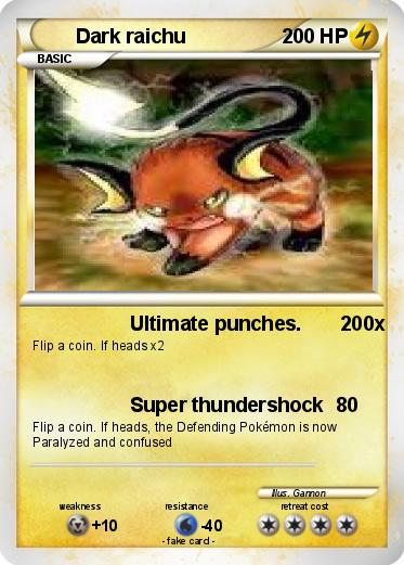 Pokemon Dark raichu